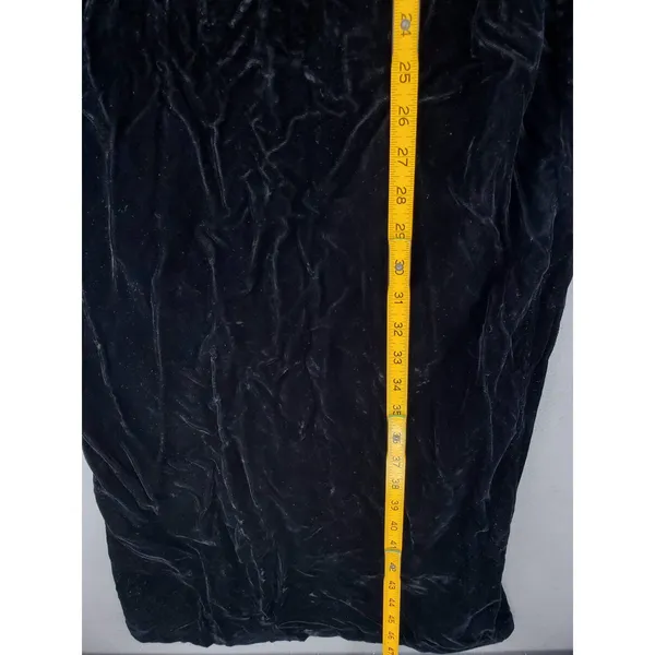 Gunne Sax‎ Dress Women 9 Black Gold Sequin Velvet Vintage 80s Prom Gown Formal - Image 9
