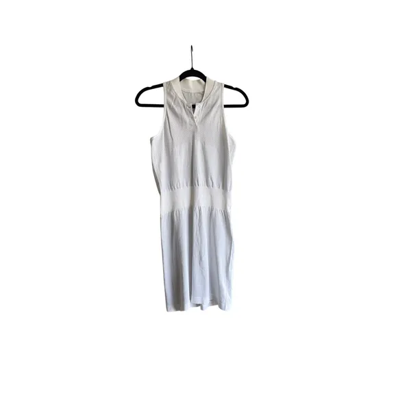 Lululemon In Your Court Athletic Dress White Activewear Size 6 - Image 5