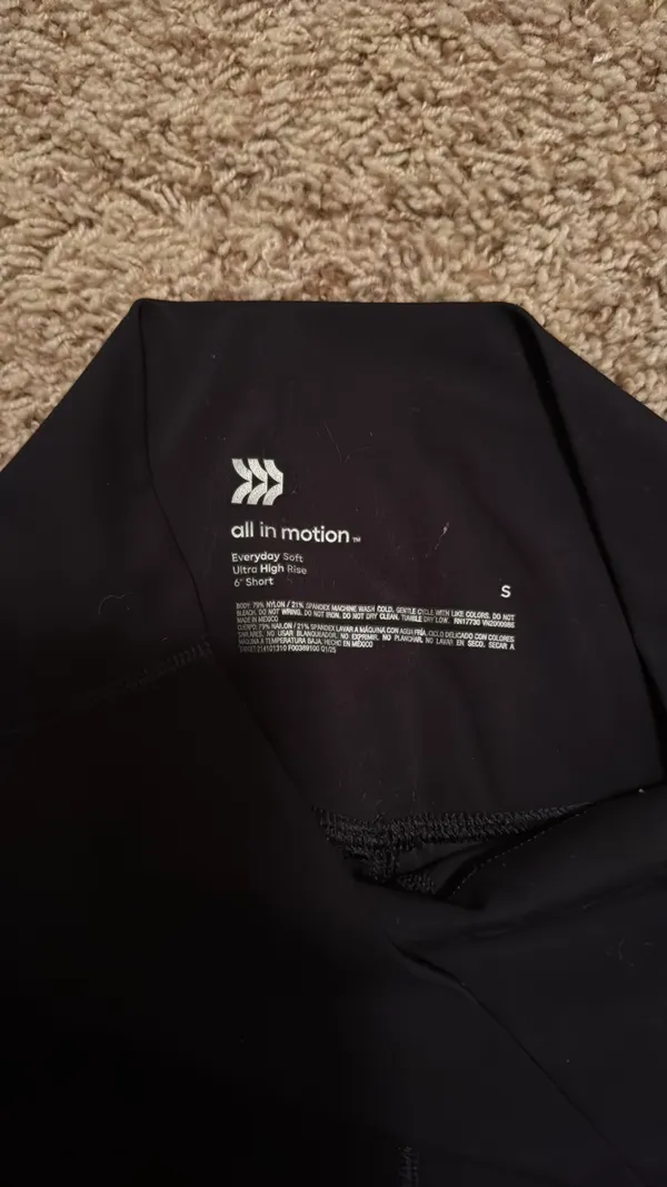 All in Motion Biker Shorts Black - Image 5