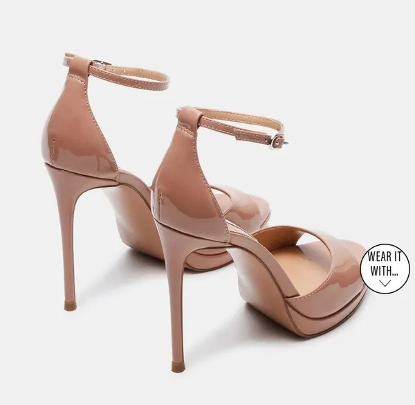 Steve Madden Wiley Heels in Blush - Image 6