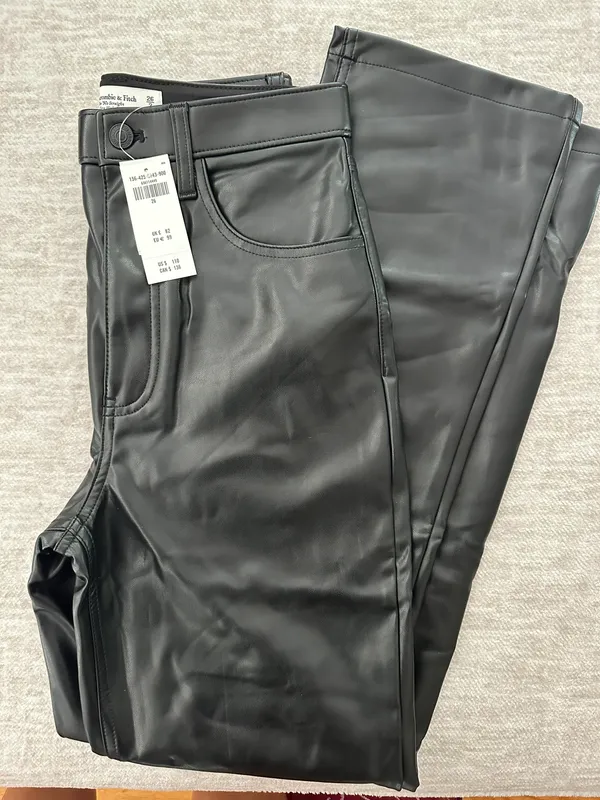 Abercrombie Leather Pants - Image 2