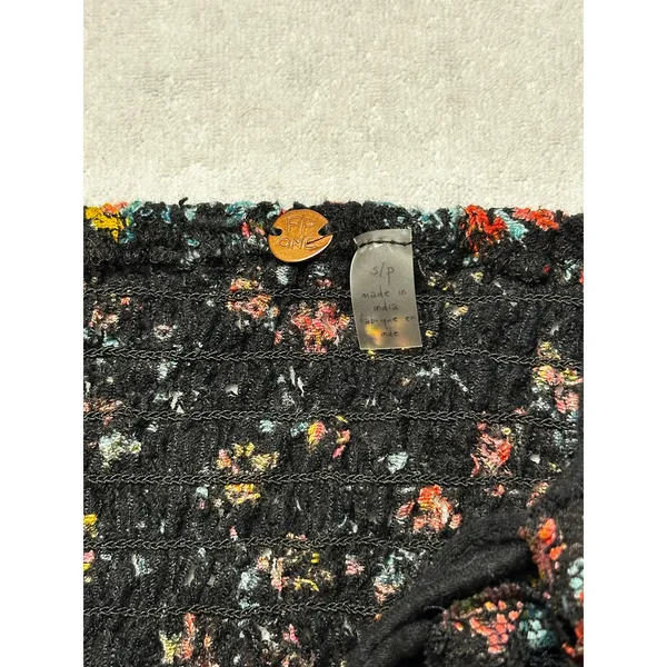 Free People FP One Floral Lace Slip Dress – Women’s Small – Black Multicolor - Image 2
