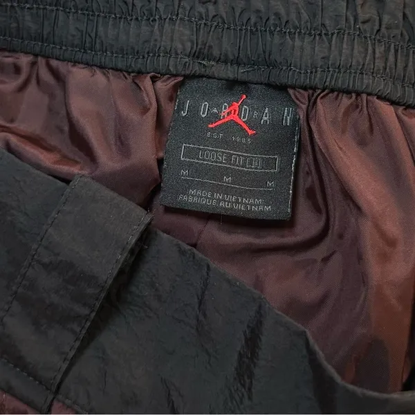 Jordan Cozy Girl Fleece Cargo Pants Black Tan Maroon Women's Medium Ski - Image 9