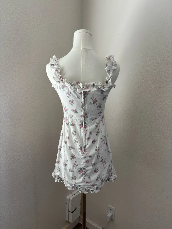 Little Lie Floral Mini Dress (S) - Image 4