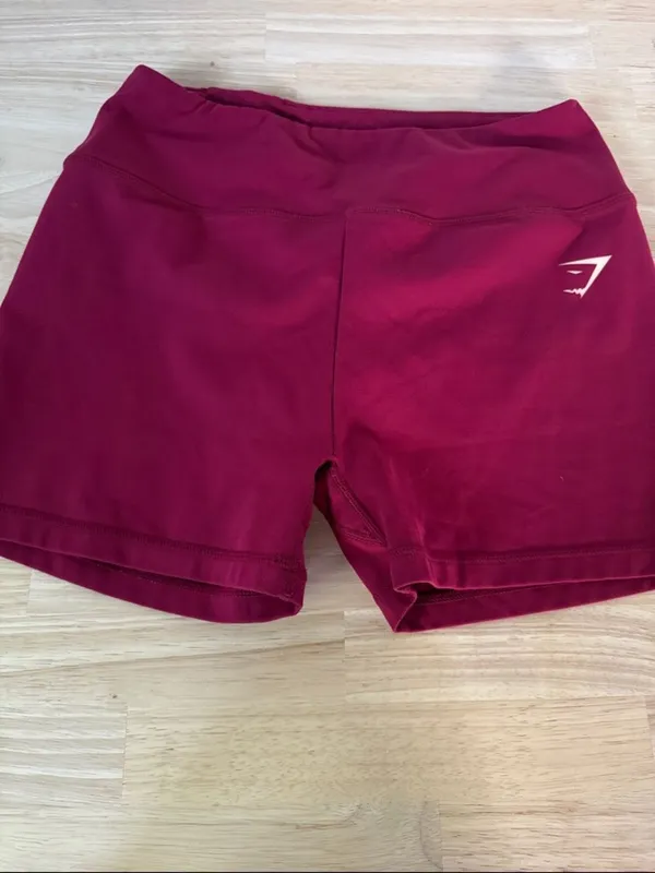 Gymshark Plum High-Rise Training Bike Shorts EUC - Image 3