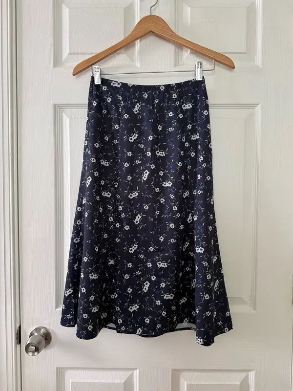 Allegra K Floral Midi Skirt - Image 5