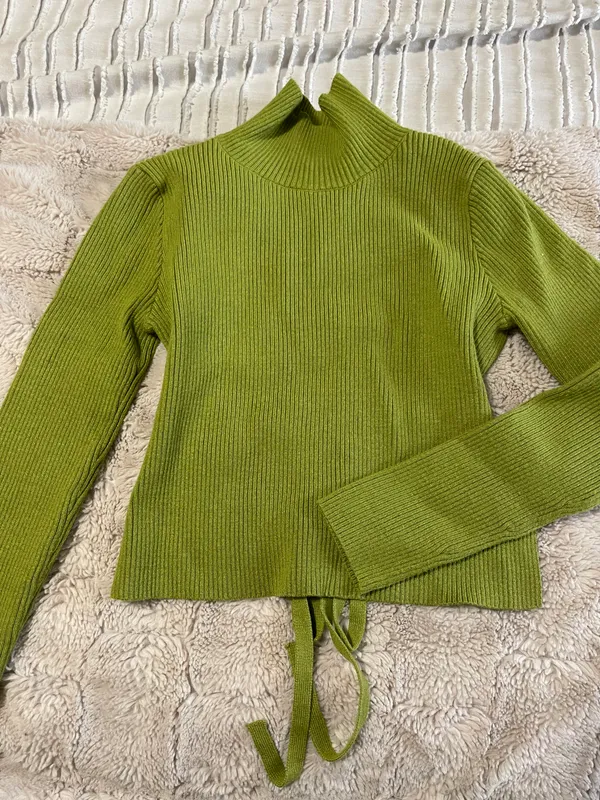 Nasty Gal Open Back Turtleneck - Image 2