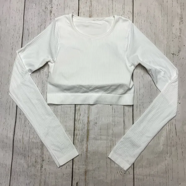 Lululemon Ebb to Street Cropped Ribbed Long Sleeve Shirt - Image 4