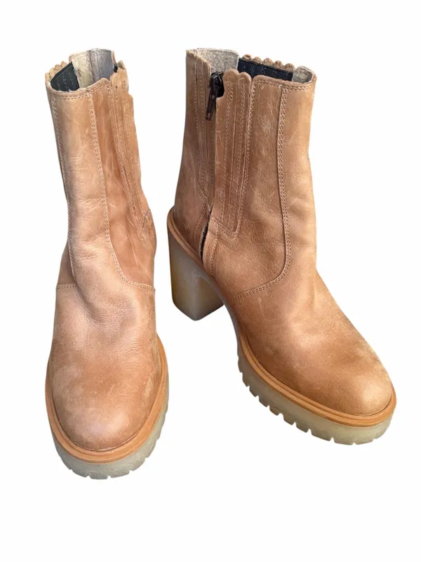 FREE PEOPLE James Chelsea Boot Brown 37.5 US 7 - Image 2