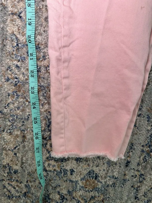 Maison Jules Skinny Ankle Jeans Pink Size 8/29 - Image 5