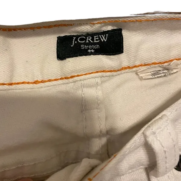 J.Crew Strech Matchstick White Skinny Jeans Size 28 - Image 2