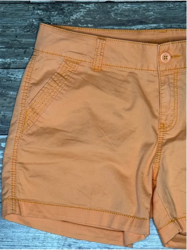 Maurices bright orange High-Waist Women’s Shorts NEW size 13/14 - Image 6