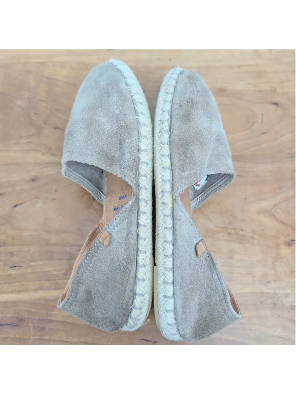 Verbenas Carmen Spanish Made Espadrille Suede Flats 37 - Image 3