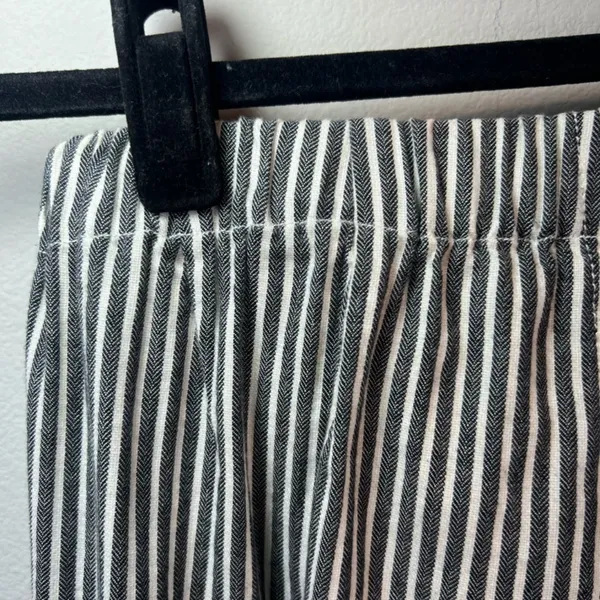 Brandy Melville John Galt Tilden Pants Black White Stripe High Rise School Small - Image 10