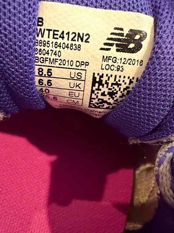 New Balance Women's Trail Runners in Gray with Purple Accents - Image 4