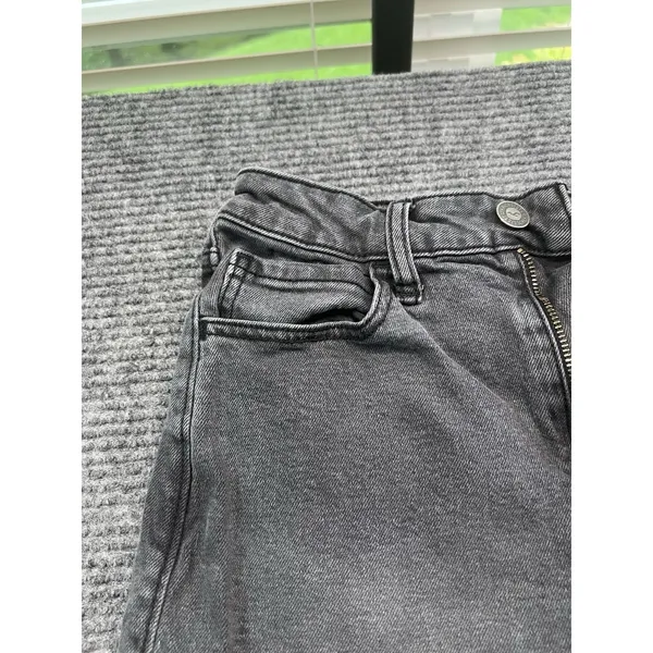 Hollister Ultra High Rise Baggy Jeans Black Wash Wide Leg Grunge‎ 24 X 29 SZ 00 - Image 2