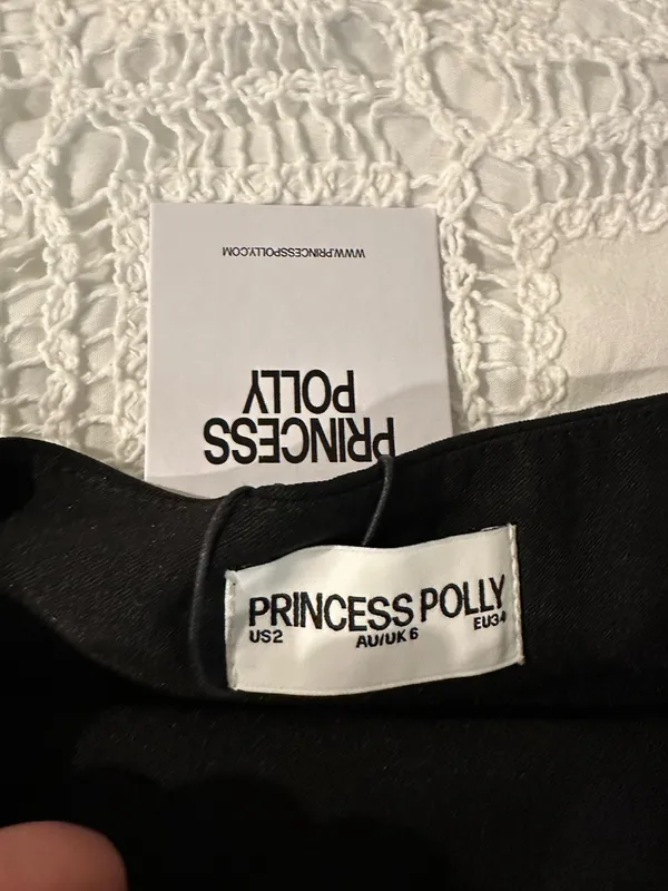 Princess Polly Bubble Hem Skirt Black - Image 5