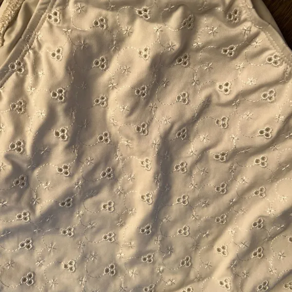 NWT Dippin' Daisy's Women's‎ Ivory Eyelet Lined One-Piece Swimsuit Size S - Image 7