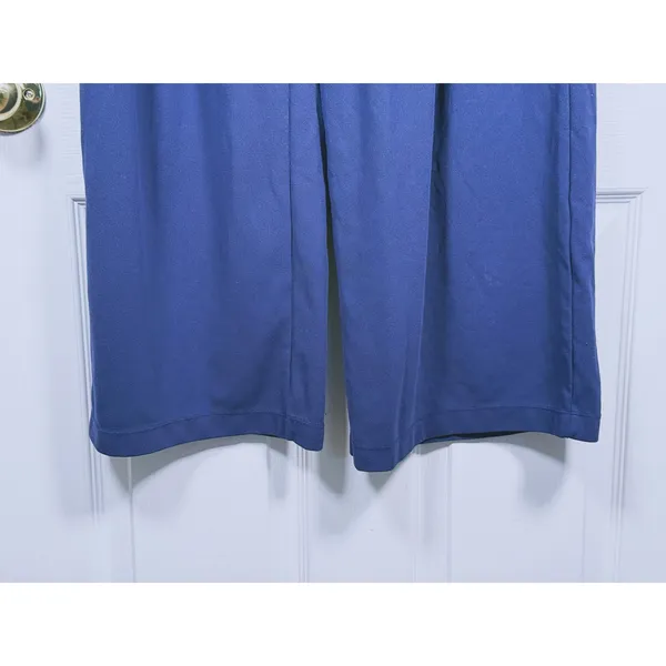 Halara Breezeful High Rise Wide Leg Palazzo Pants Size Large Tall Blue Career - Image 7
