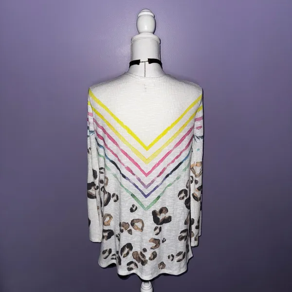 Phil Love Boutique Leopard Print Multicolor Cardigan - Image 8