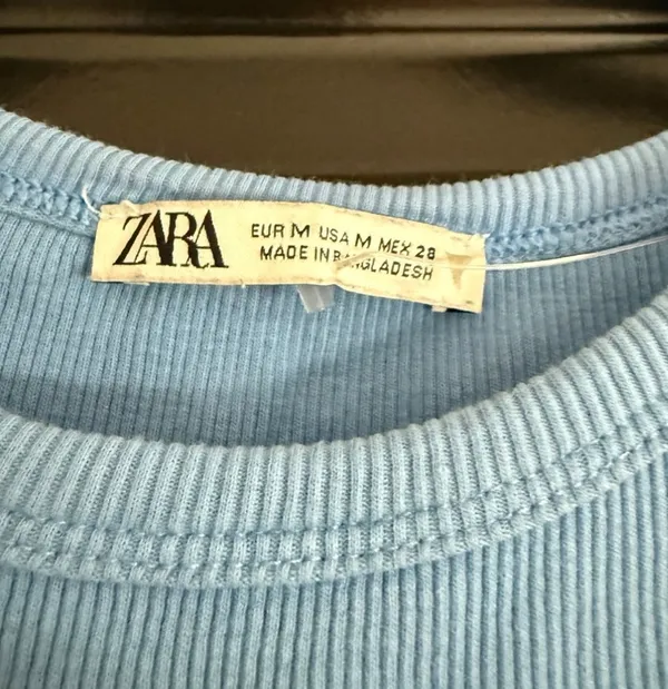 Zara ribbed cropped tank  - Image 2