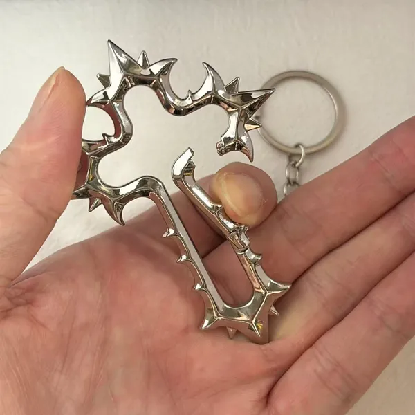 Cross Keychain Charm for Men Women Car Keychain Key Ring Bag Charm Carabiner - Image 5