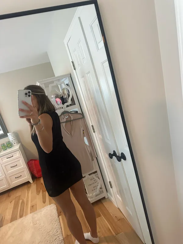 Black mini dress Size L - Image 2