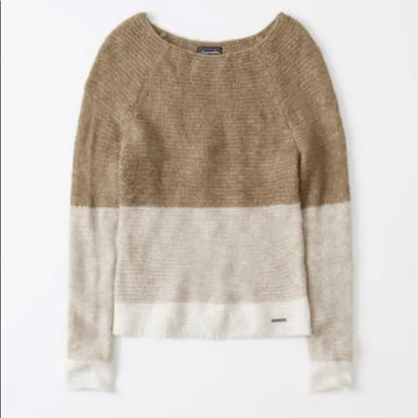 ABERCROMBIE & FITCH Soft Tonal Boatneck Dolman Sweater - Image 3