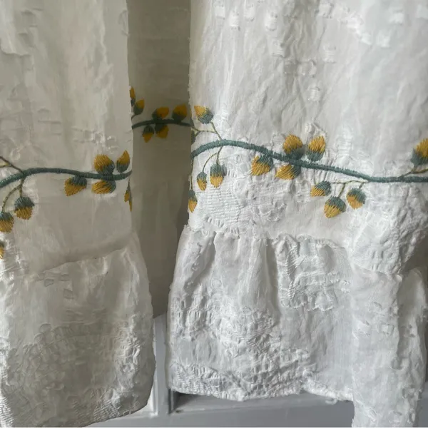 Zara Crochet Embroidered Dress Maxi‎ Bloggers Fav - Image 14