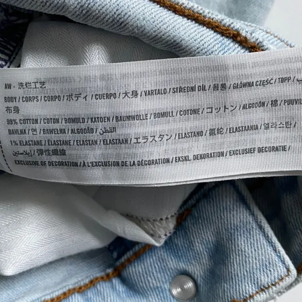 Abercrombie & Fitch Curve Love Ankle‎ Straight Ultra High Rise Jeans Light 29/8 - Image 8