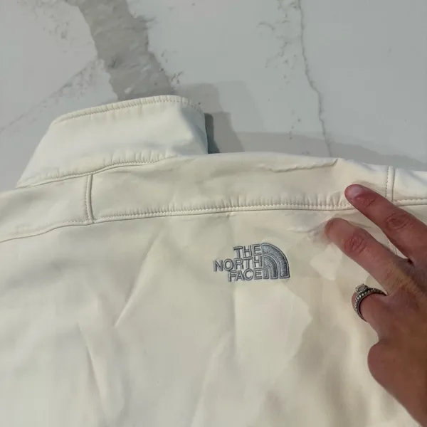 The North Face Apex Bionic Jacket Women’s Large White Dune Windproof Softshell - Image 10