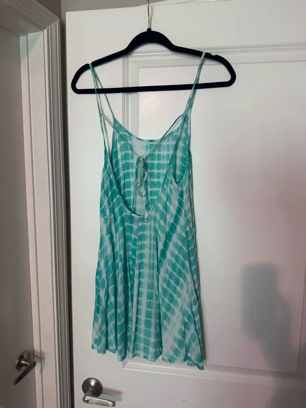 Timing Teal Tye Dye Sundress - Image 4