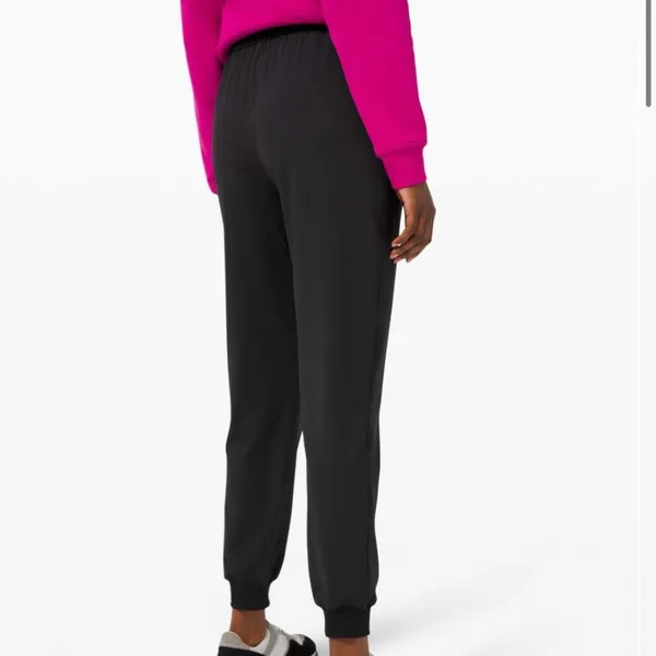 Lululemon Keep Moving Jogger Black Luxtreme Stretch High Rise 4 Travel‎ Commute - Image 2