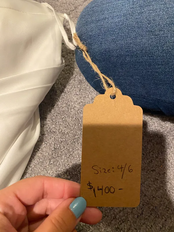 White Formal Dress Size 4 - Image 10
