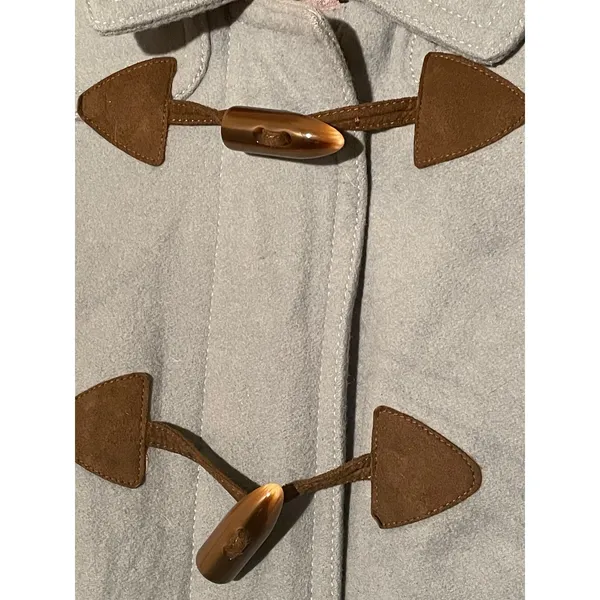Gap Teal Zip n Toggle Y2K Peacoat size Medium - Image 9