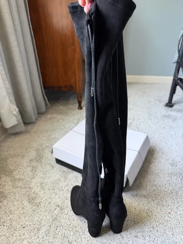 DV by Dolce Vita Over-the-Knee Suede High Heel Boots - Image 4