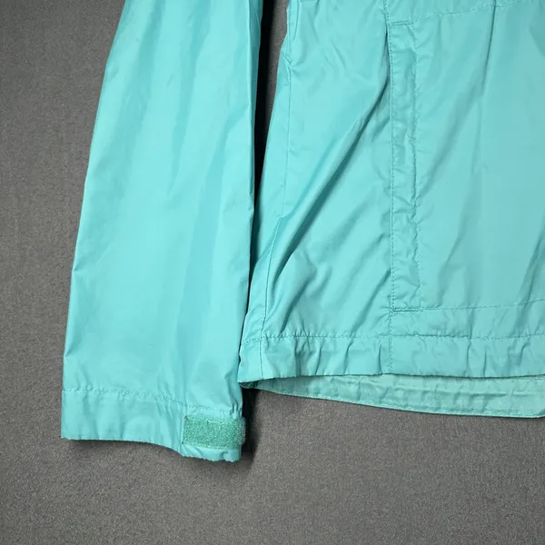 Columbia Jacket Womens Medium Green Hooded Lightweight Full Zip Windbreaker - Image 4