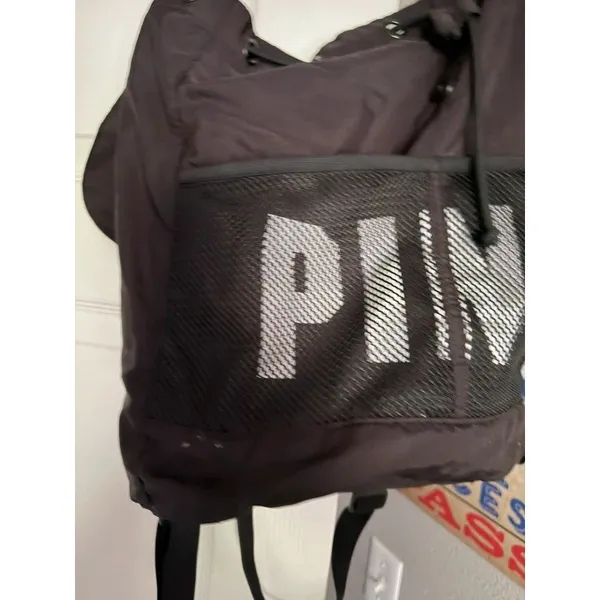 PINK by Victoria's Secret Drawstring Backpack - Black - Image 2