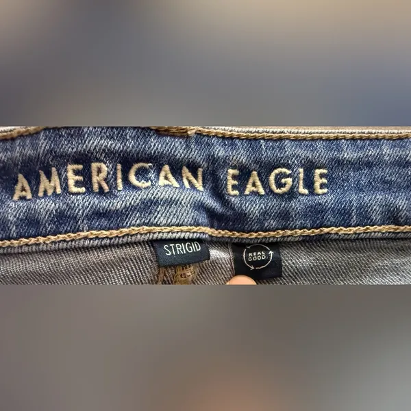 American Eagle Outfitters Women's Blue Jeans‎ Size 6 - Image 5