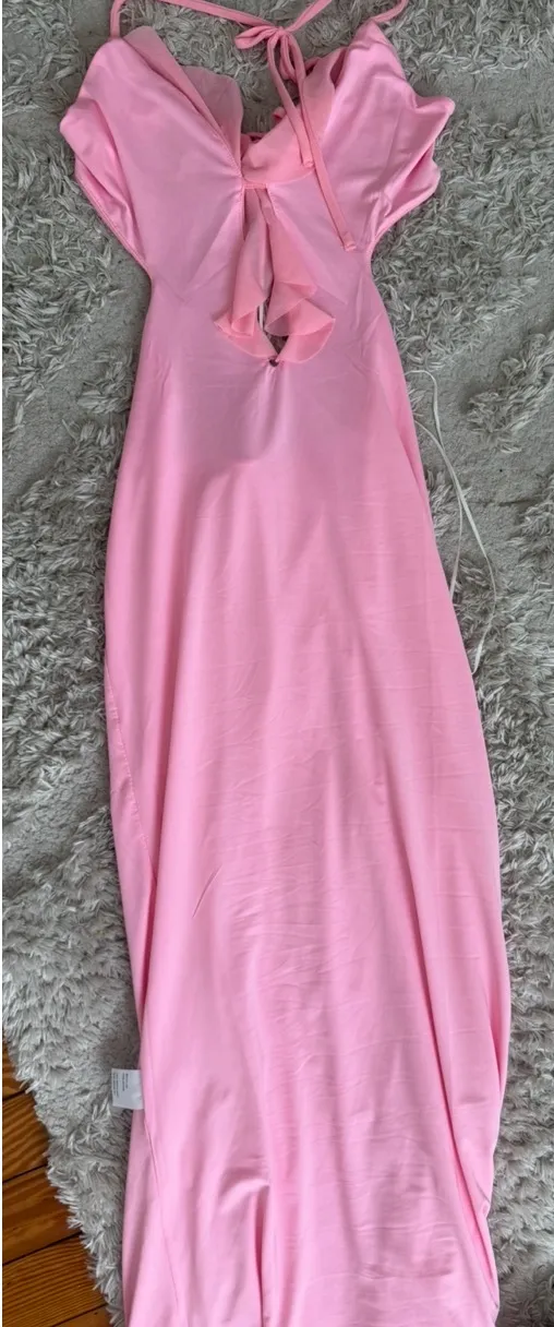 That's so fetch long pink dress - Image 2