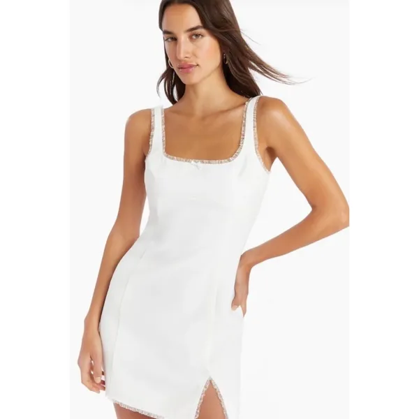 New! Amanda Uprichard‎ Valetta mini dress Sz Small $238 - Image 5