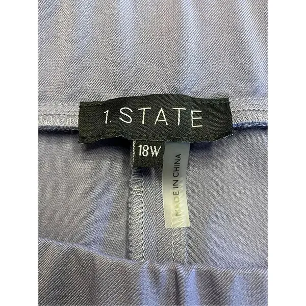 1.STATE Split Cuff Straight Leg Pants size 18W nwot (2958) - Image 6