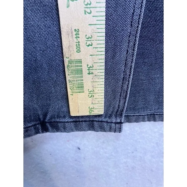 West of Melrose Denim‎ Maxi Skirt Womens 30 Gray Front Slit High Rise Long Jean - Image 4