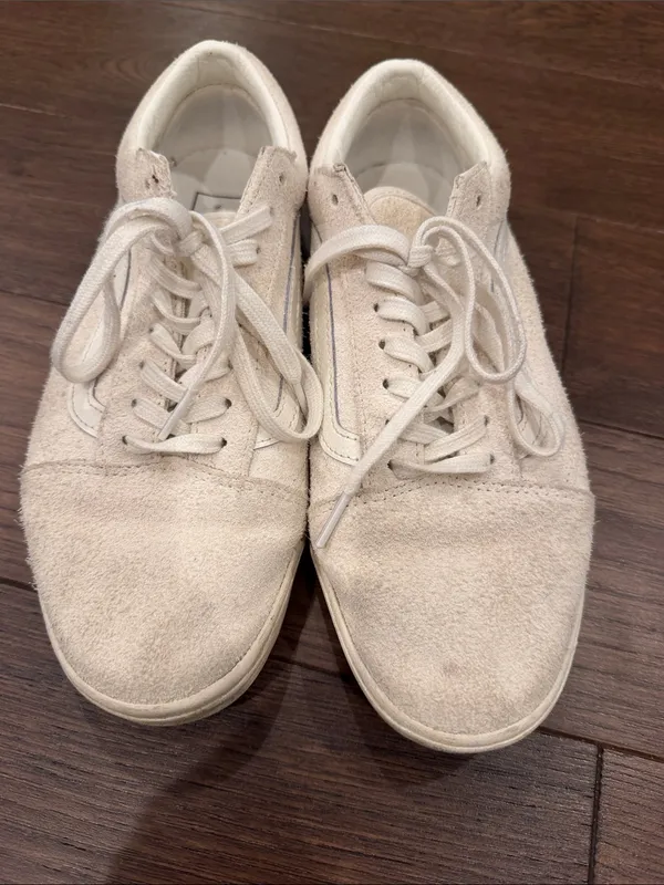Vans-Old Skool Low Cream Woven l Sneaker US Women’s Size 9 Mens 7.5 - C72-002 - Image 4