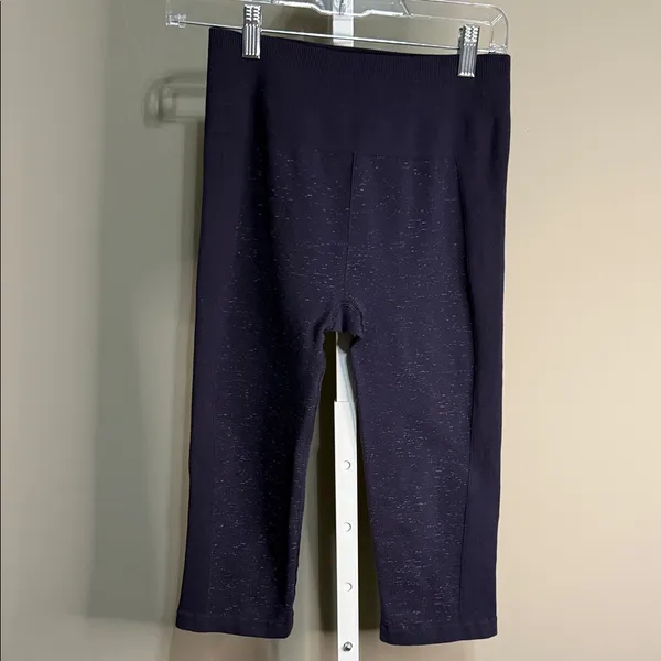 Lululemon Free‎ To Flow Crop Legging Midnight Navy/White Size 4 - Image 6