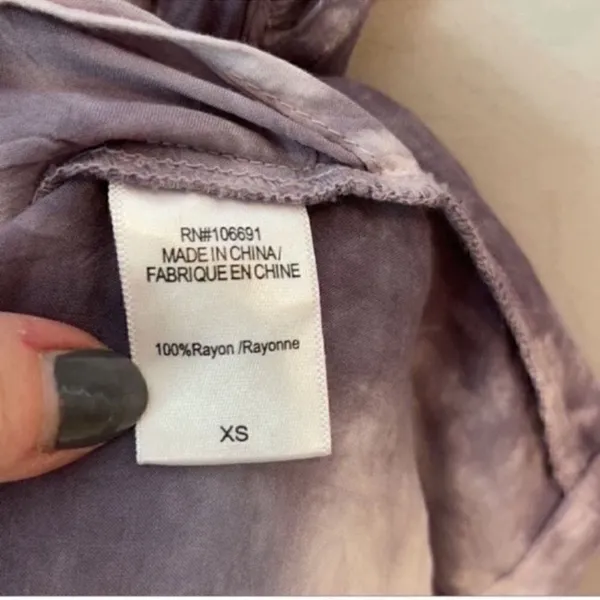 NWT Young Fabulous and Broke Raine Tie Dye Faux Wrap Dress - Image 9