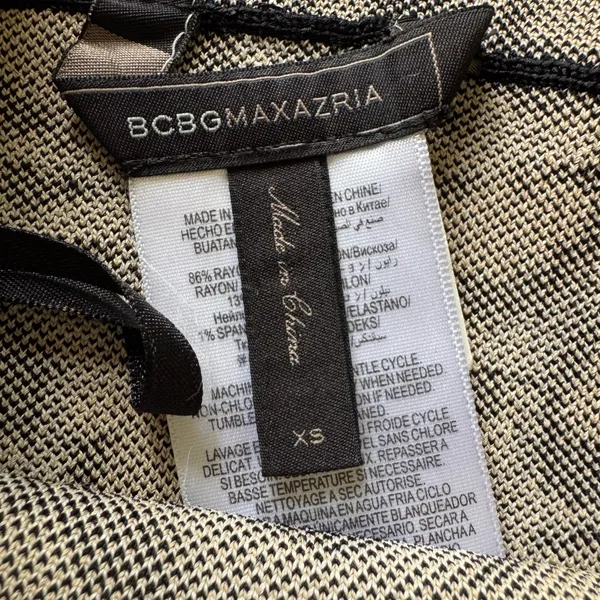 BCBGMAXAZRIA Leopard Print Bethani Stretch Knit Trumpet Skirt - Image 5