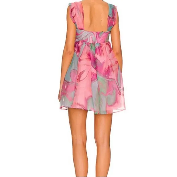 Amanda Uprichard Cindylou Babydoll Sleeveless Mini Dress Sz‎ S - Image 3