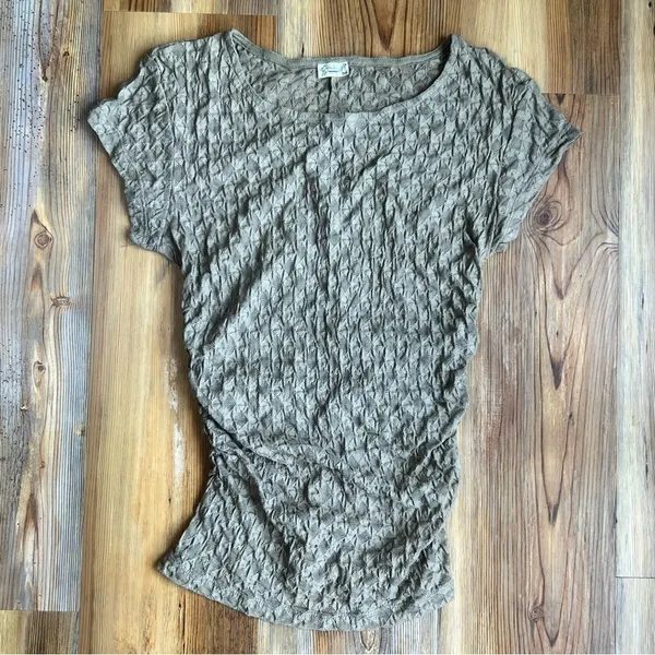 Free People Intimately NEW Lace Baby Tee Keep It Simple Top Size M #C24109 - Image 4