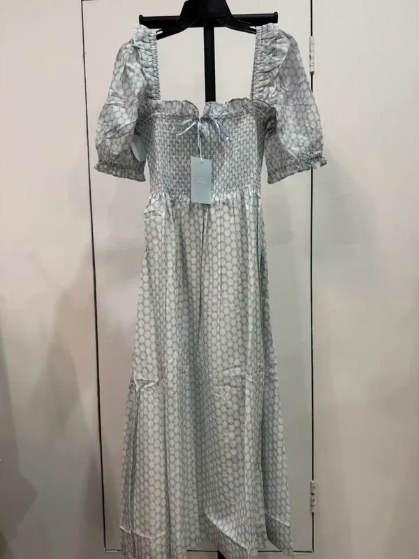 Hill House Home Sabrina Dress Plaid Midi dress, L - Image 2